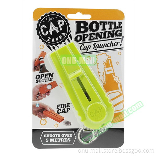 In Stock Now Wine Bottle Opener Keychain with Cap Shooter